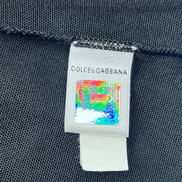 Dolce & Gabbana Black Corset Top, Adjustable Strap Cami, Lingerie, Italian - Picture 9 of 10